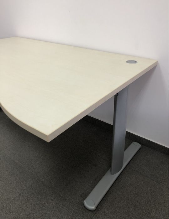 71 Buc. Birou de Colț 160X100 cm; Masă de Lucru cu Structură Metalică