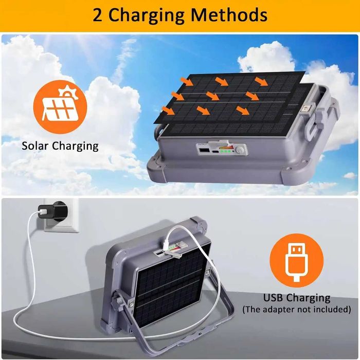 LED работна лампа 100W преносима