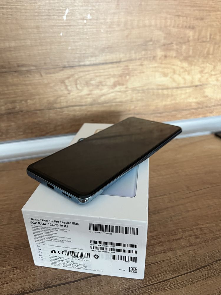 Xiaomi Redmi Note 10 Pro 128 GB  Blue