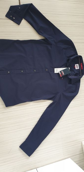 Tommy Hilfiger Stretch Cotton Slim Fit / L НОВО! ОРИГИНАЛ! Мъжка Риза!