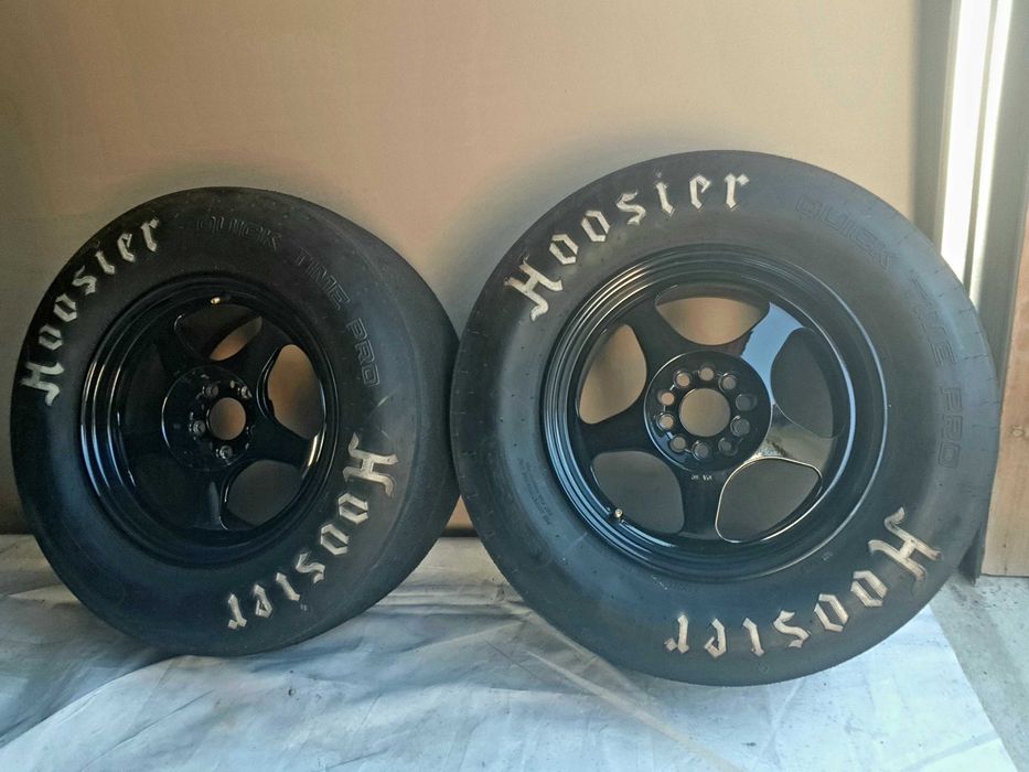 Vand slickuri DOT Hoosier 27 x 10.50 15 pentru drag racing curse slick
