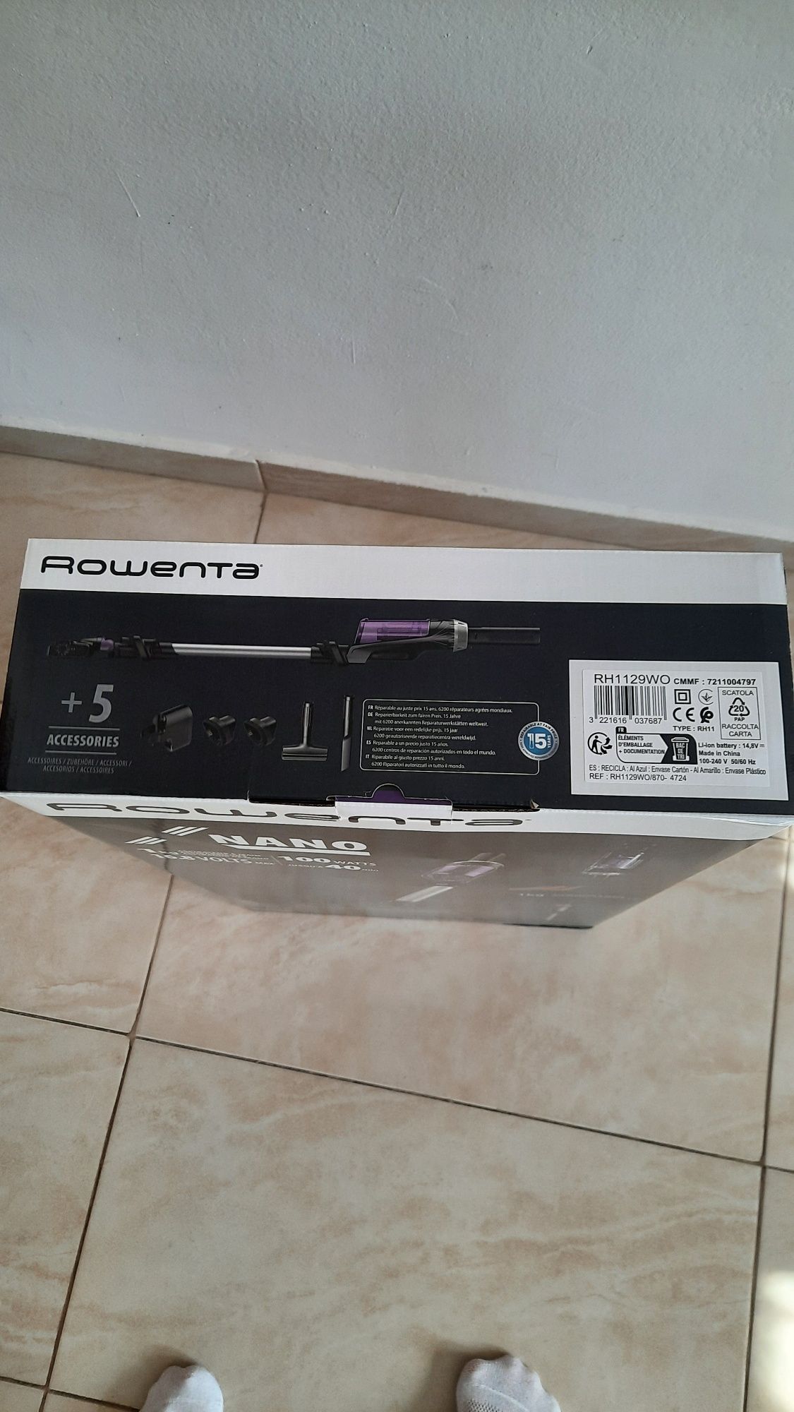 Вертикална прахосмукачка ROWENTA X-Nano