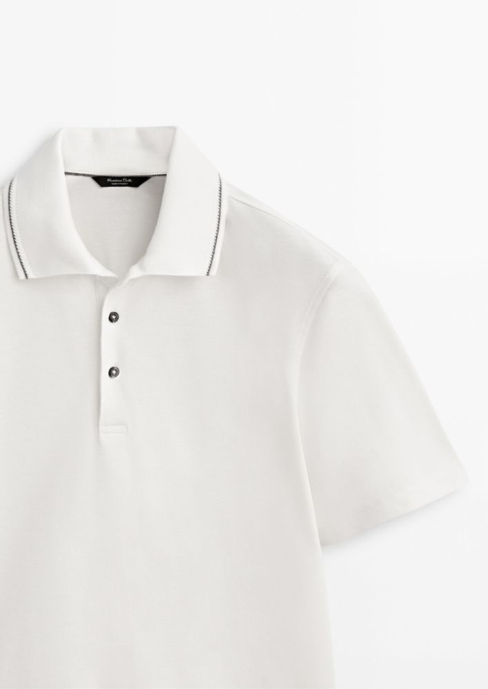 Tricou polo Massimo Dutti