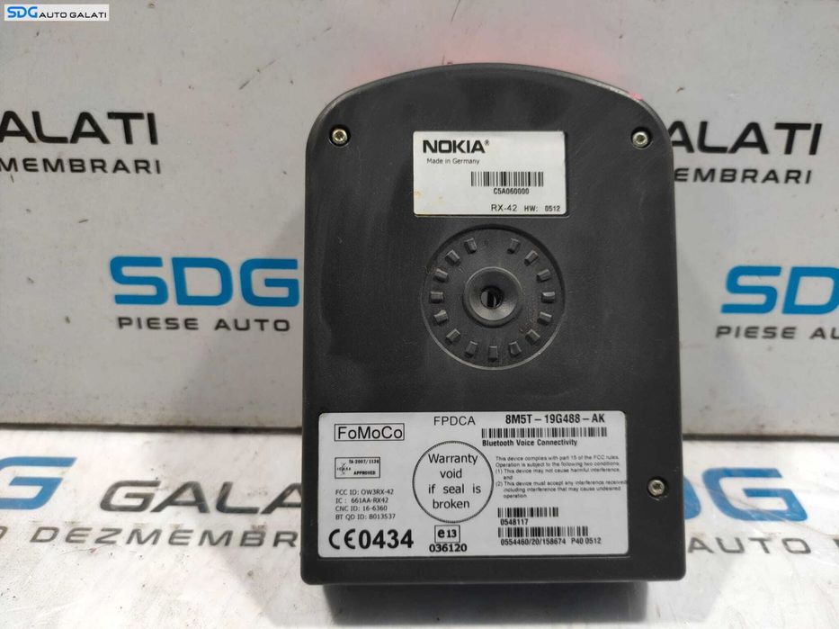 Unitate Modul Calculator Bluetooth Ford Mondeo 4 MK4 2007 - 2014 Cod 8M5T-19G488-AK [L4914]