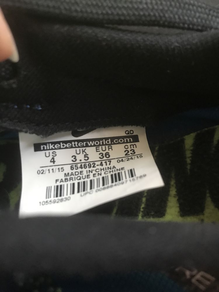 Nike кроссовки, кеды 22 см