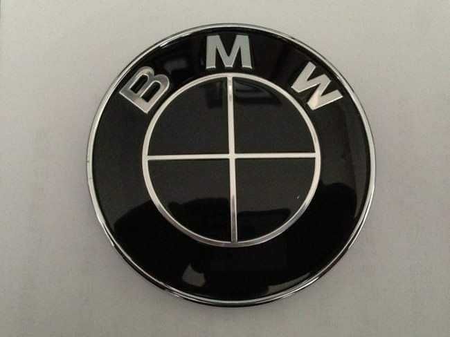 Set 7 embleme NEGRE FULL BLACK logo BMW E30 E36 E39 E46 E60 E61 e87