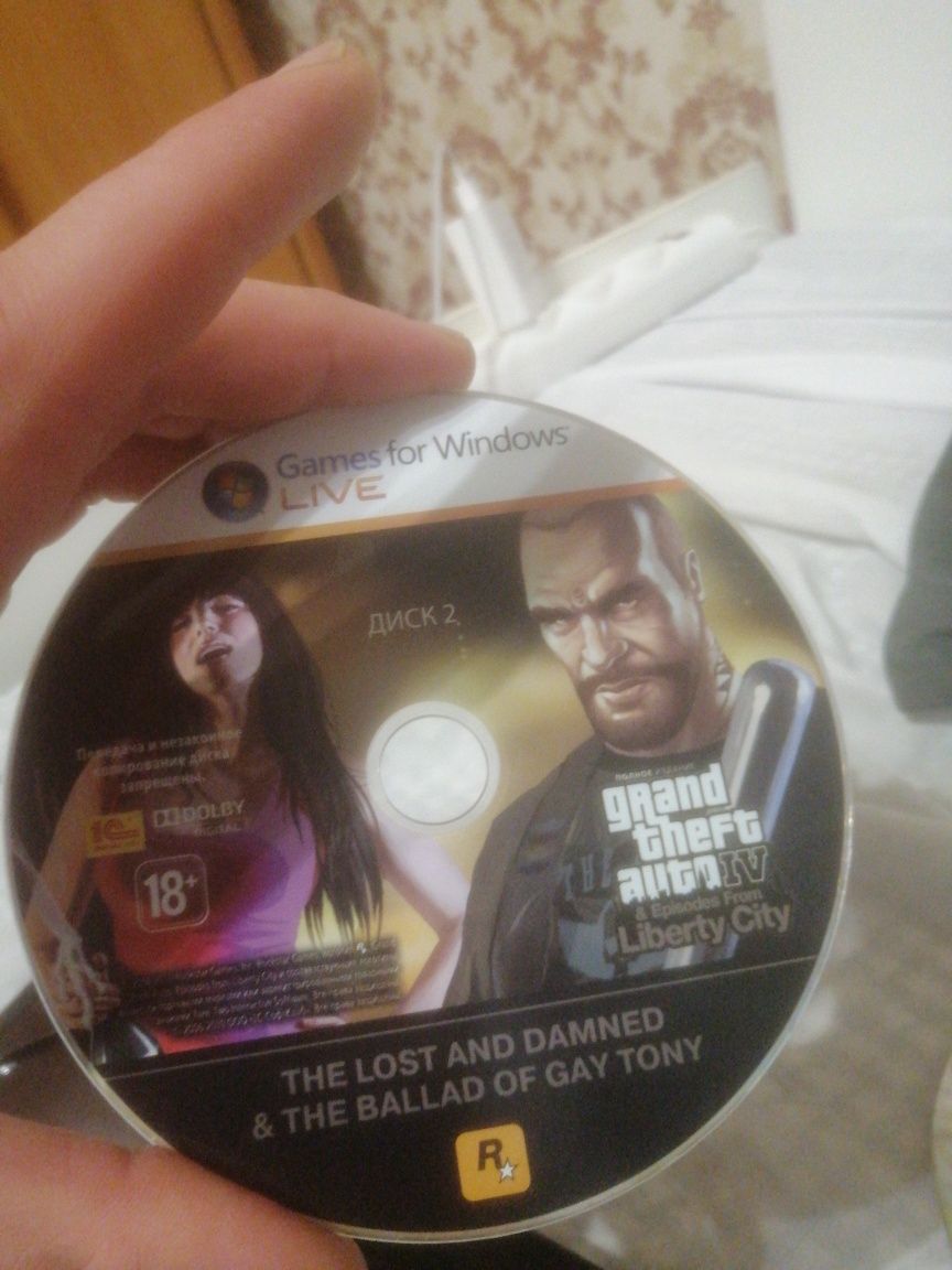 Продам Диски для компьютера Grand Theft Auto GTA, Ipod Pilowar