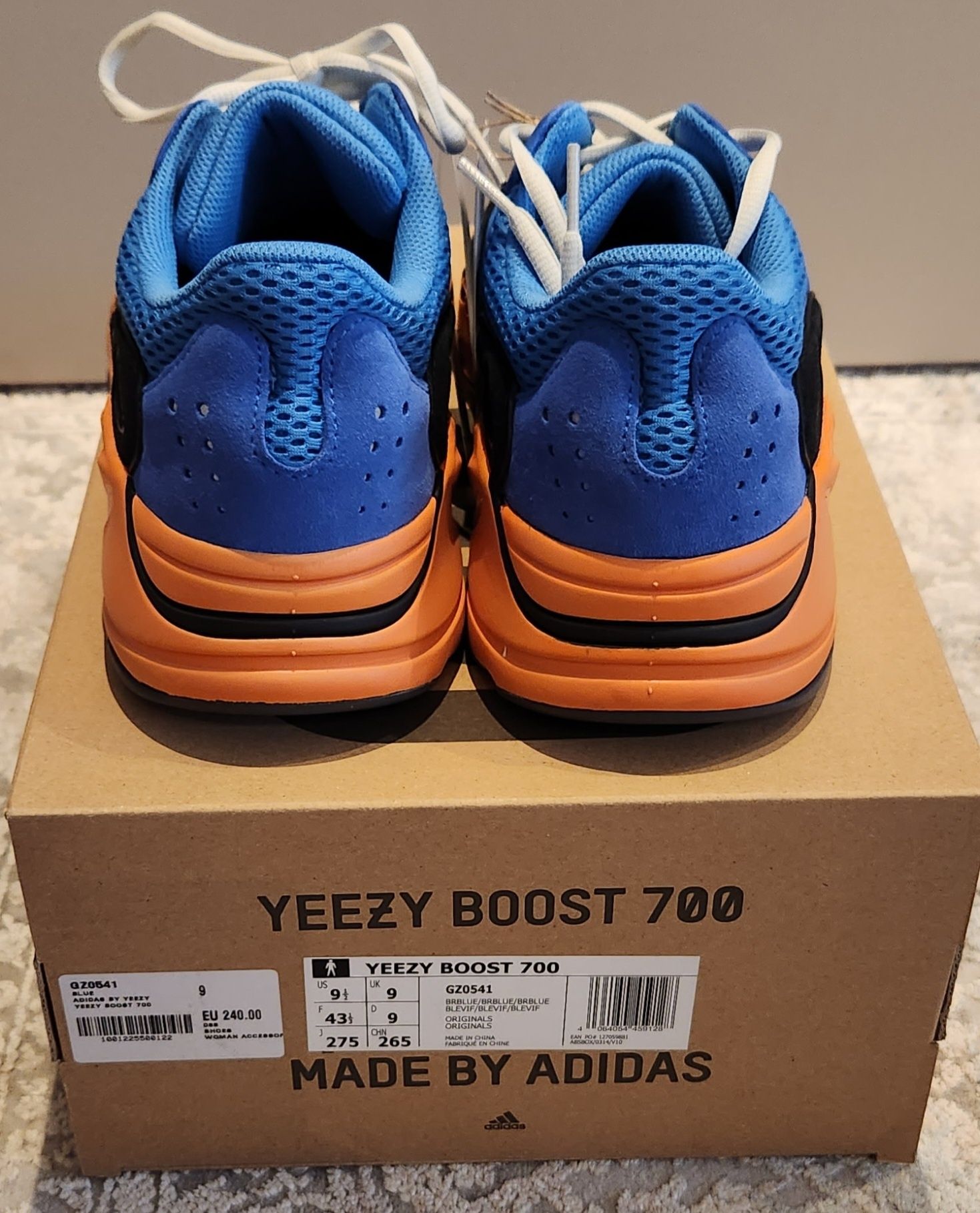 Adidas Yeezy Boost 700 Bright Blue -EU 43 1/3