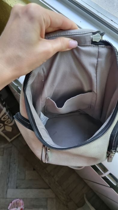 Rucsac gri de damă