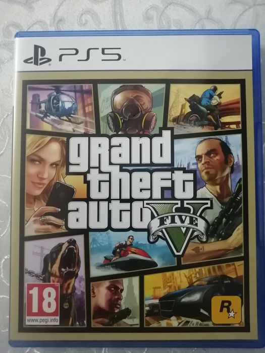 Диск GTA-V на Playstation 5