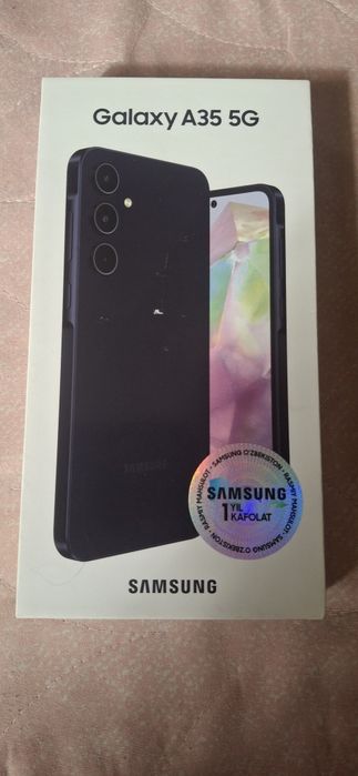 Samsung A35 8/128 GB sotiladi
Holati ideal garantiyasi bor
Karobka dok