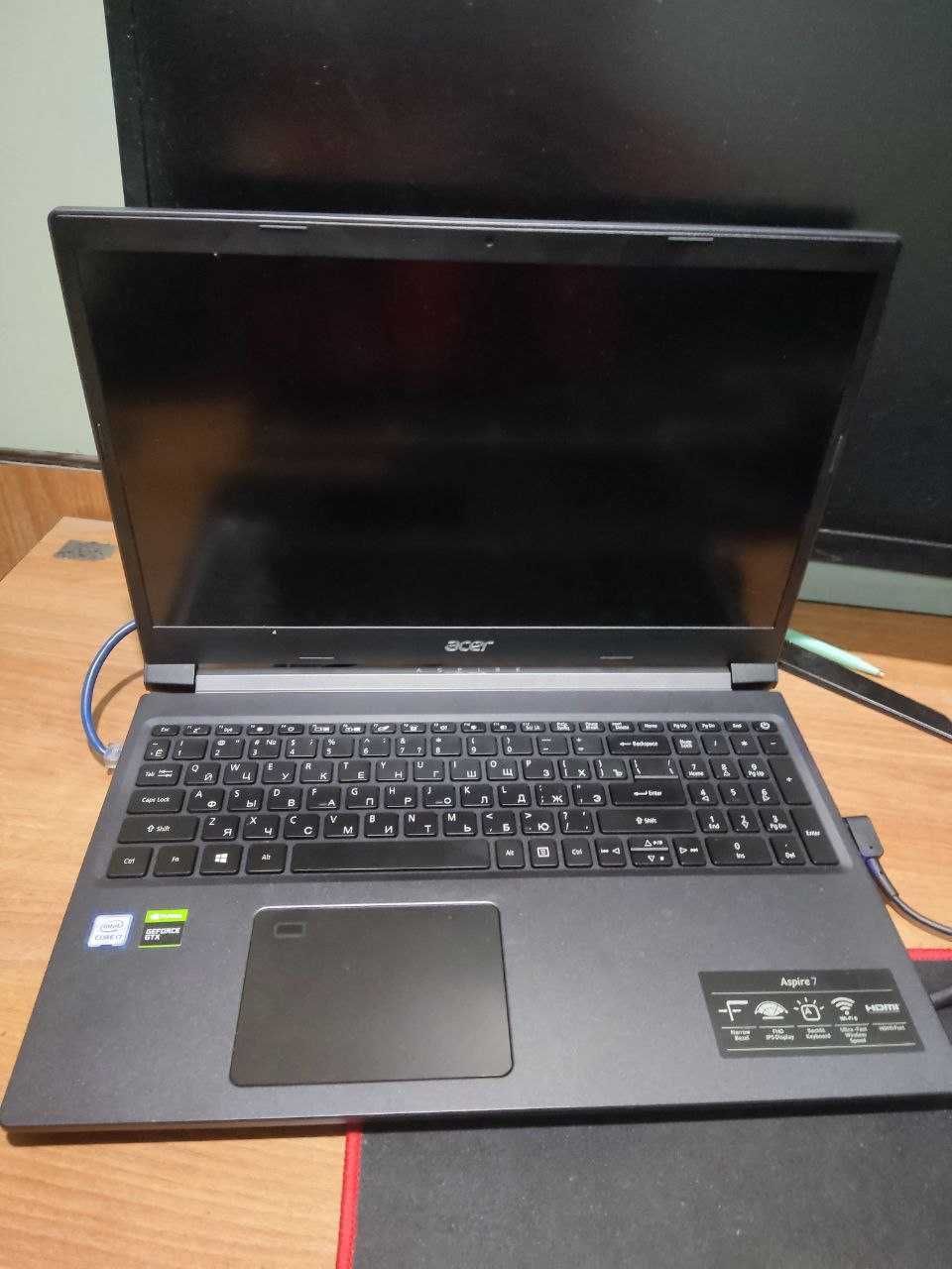 Ноутбук Acer Aspire 7 A715-75G-77DE NH.Q87ER.003 черный редкая модель
