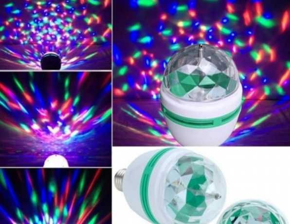 Бял Падащ Сняг + Подарък Диско Крушка Коледна Промоция за 45лв