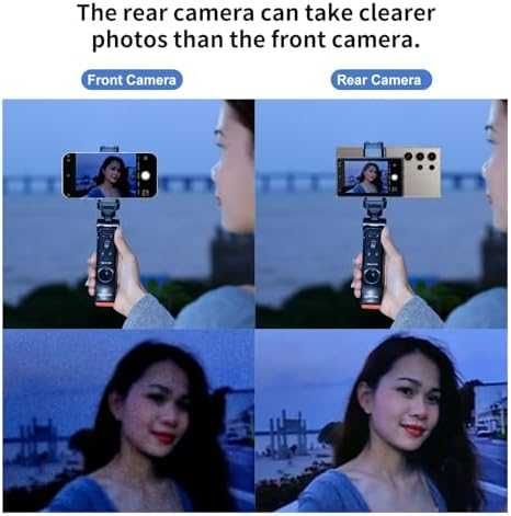 Нов Bluetooth селфи екран за задна камера идеален за TikTok и влогове