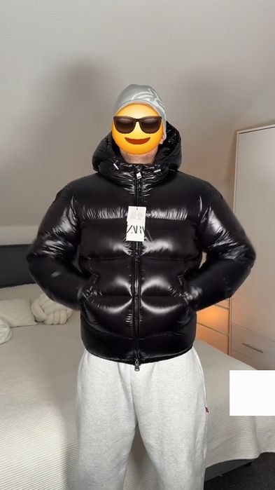 Пухено яке Zara down jacket