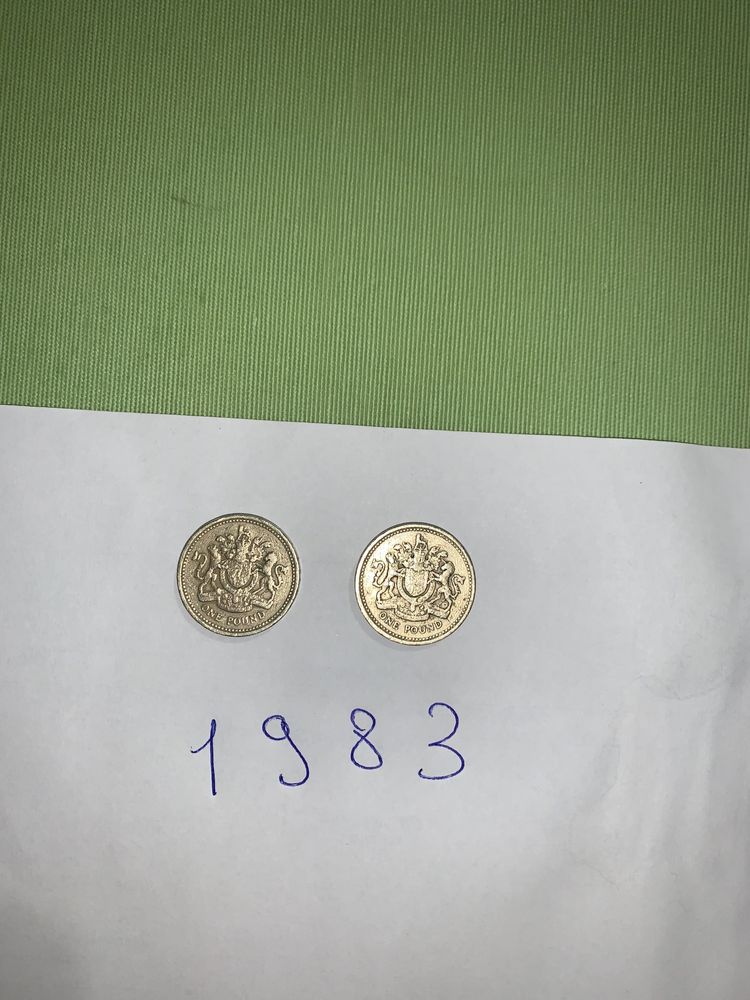 Monede de colecție one pound 1983 decus et tutamen
