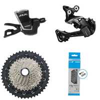 11sp Shimano SLX+ M7000 11-46t Clamp Drivetrain Upgrade Kit Скорости