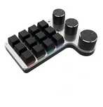 Mini Tastatura Mecanica Programabila,12 taste, 3 knob-uri, RGB, Gaming