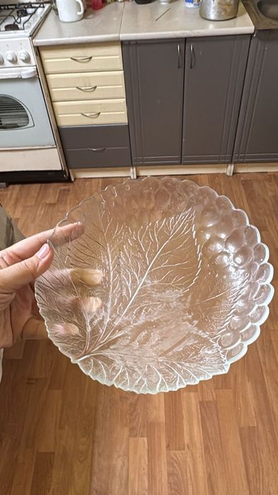 Хрустальные тарелки