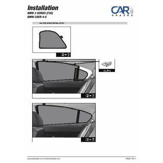 Комплект сенници за автомобил Car Shades, 6, 4 и 2бр комплекти щори за