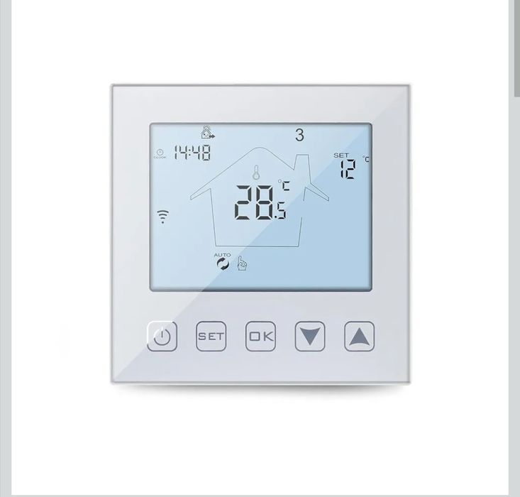 Termostat Ketotek Wifi, tuya, Centrala/ încălzire pardoseala