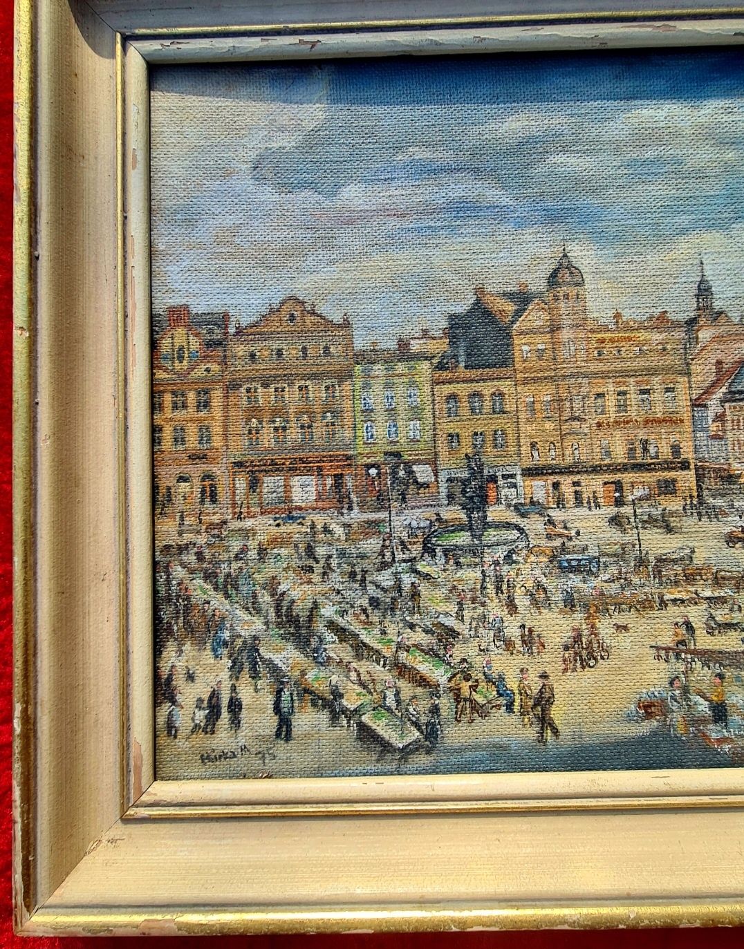 Пазар в Прага Картина на Отакар хурка .