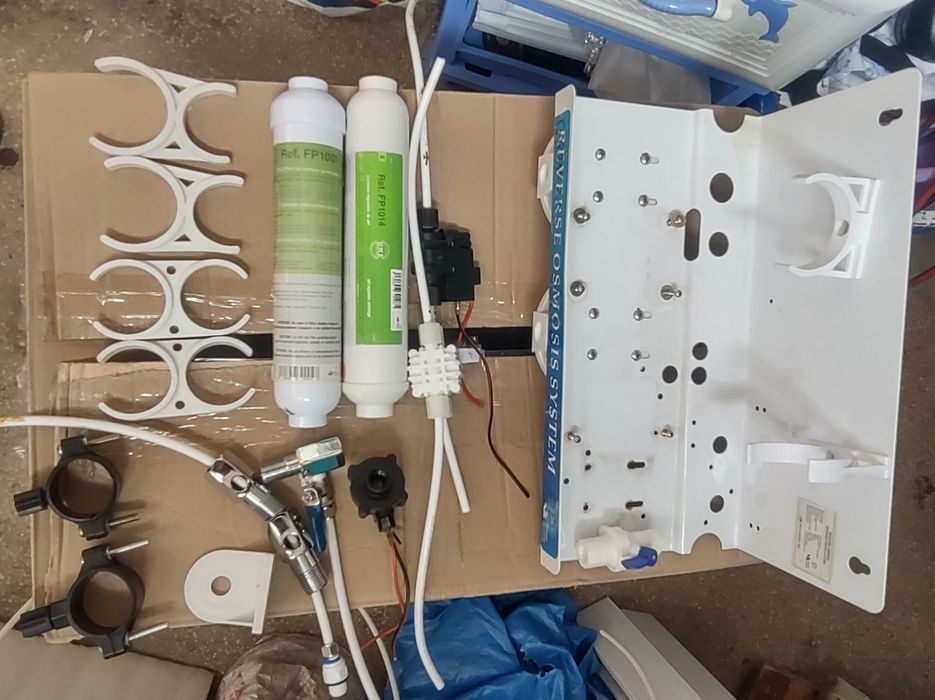 Componente filtru cu osmoza inversa in 6 stadii