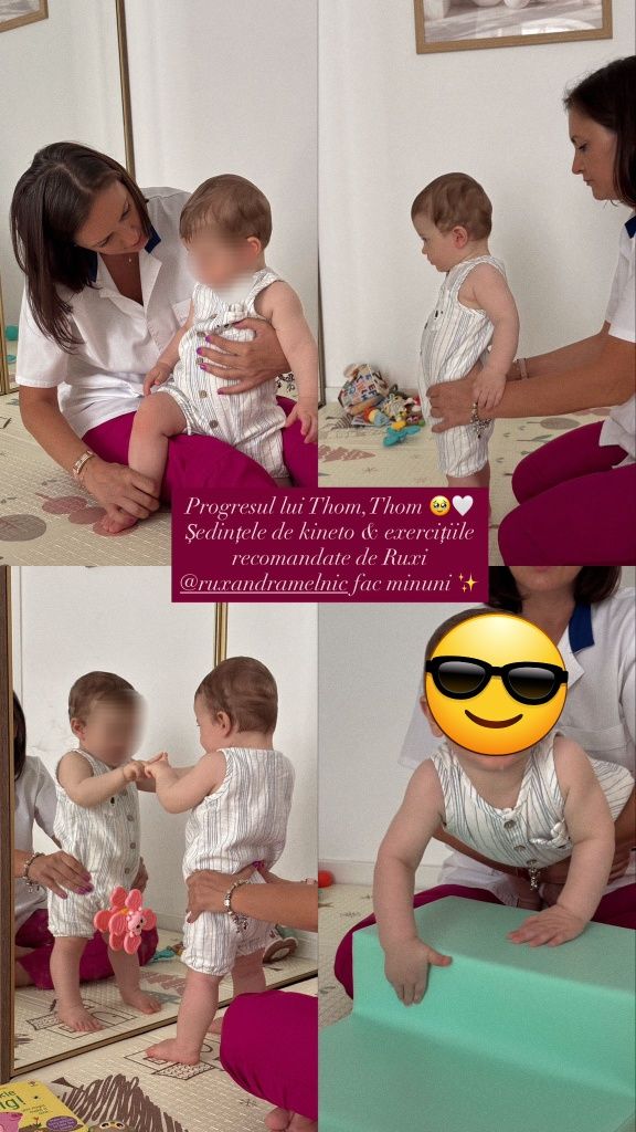 Kinetoterapie bebeluși la domiciliul pacientului