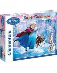 Детски пъзел Clementoni - Super Color Maxi - Frozen