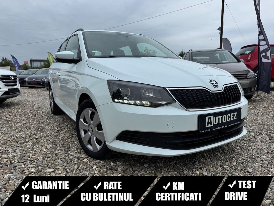 Skoda Fabia 2016 Benzină 1.0 Mpi Euro 6 RATE/GARANȚIE