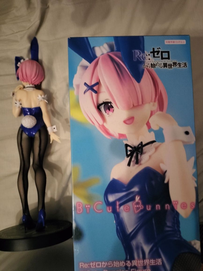Anime figure, rem , re zero, bi cute bunnies, аниме фигура, аниме