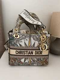 Lady Dior embroidered bag * среден размер