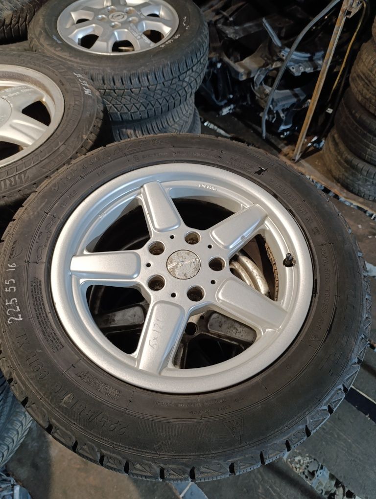 Диски л.п 16 c резиной 5*120 из Германии