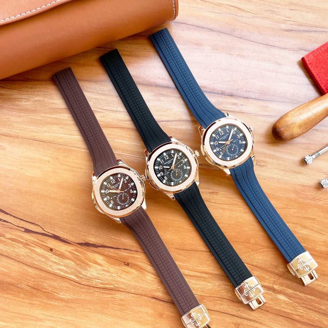Ceas de bărbați automat Patek Philippe Aquanaut Dual Time