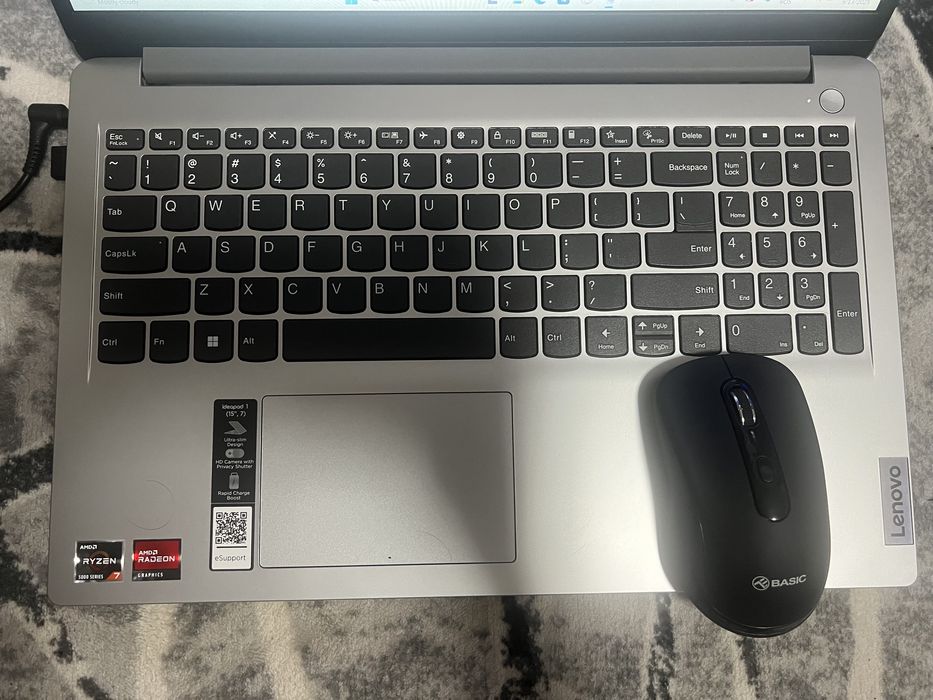 Laptop Lenovo IdeaPad 1 15ALC7, 15.6", Full HD, AMD Ryzen 7 5700U