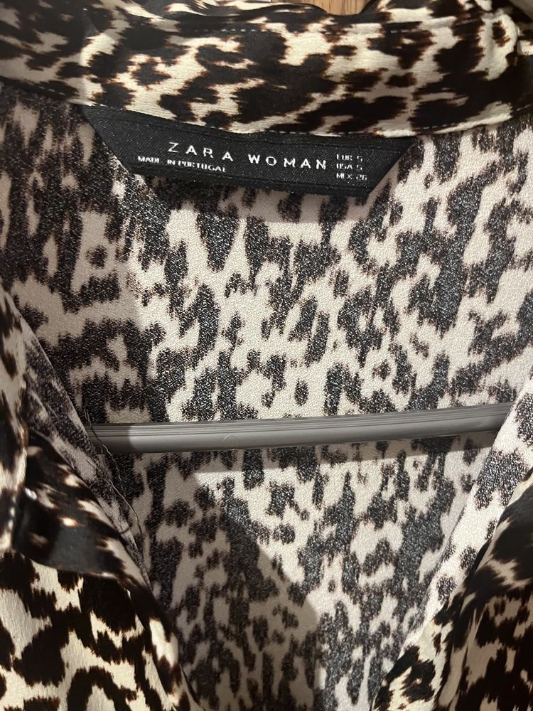 Rochie camasa Zara animal print S