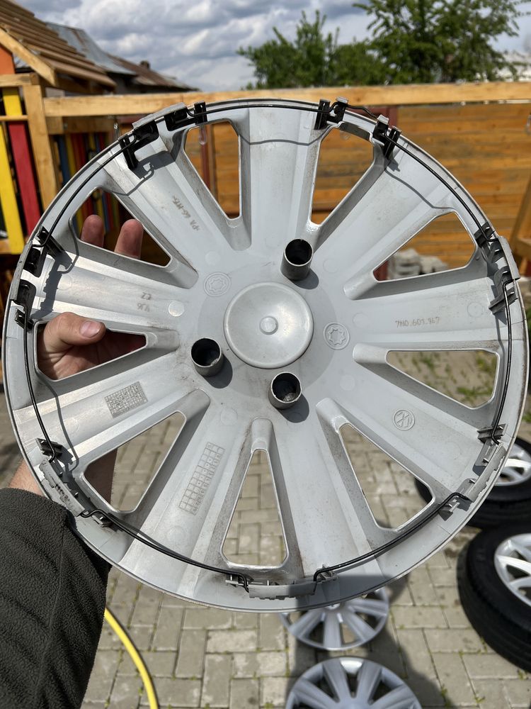 Capace roti pe 15” originale VOLKSWAGEN! Pret fix!