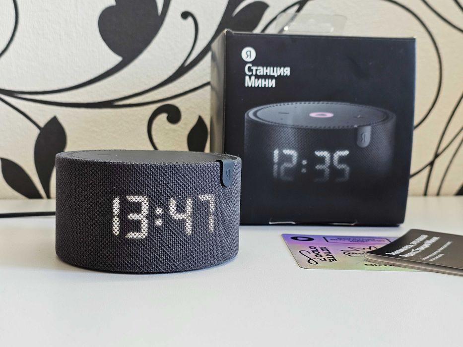 ПРОДАМ Яндекс Станция Мини 2 с Часами Умная колонка Практический НОВОЕ