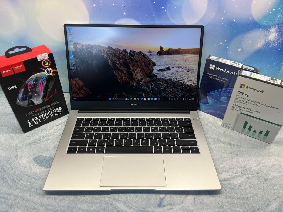 Ноутбук бизнес класса HUAWEI MateBook D14 /Core i3-1115G4/8GB/256GB