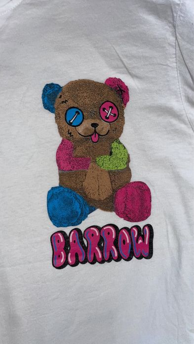 Тениска Barrow бяла с мече