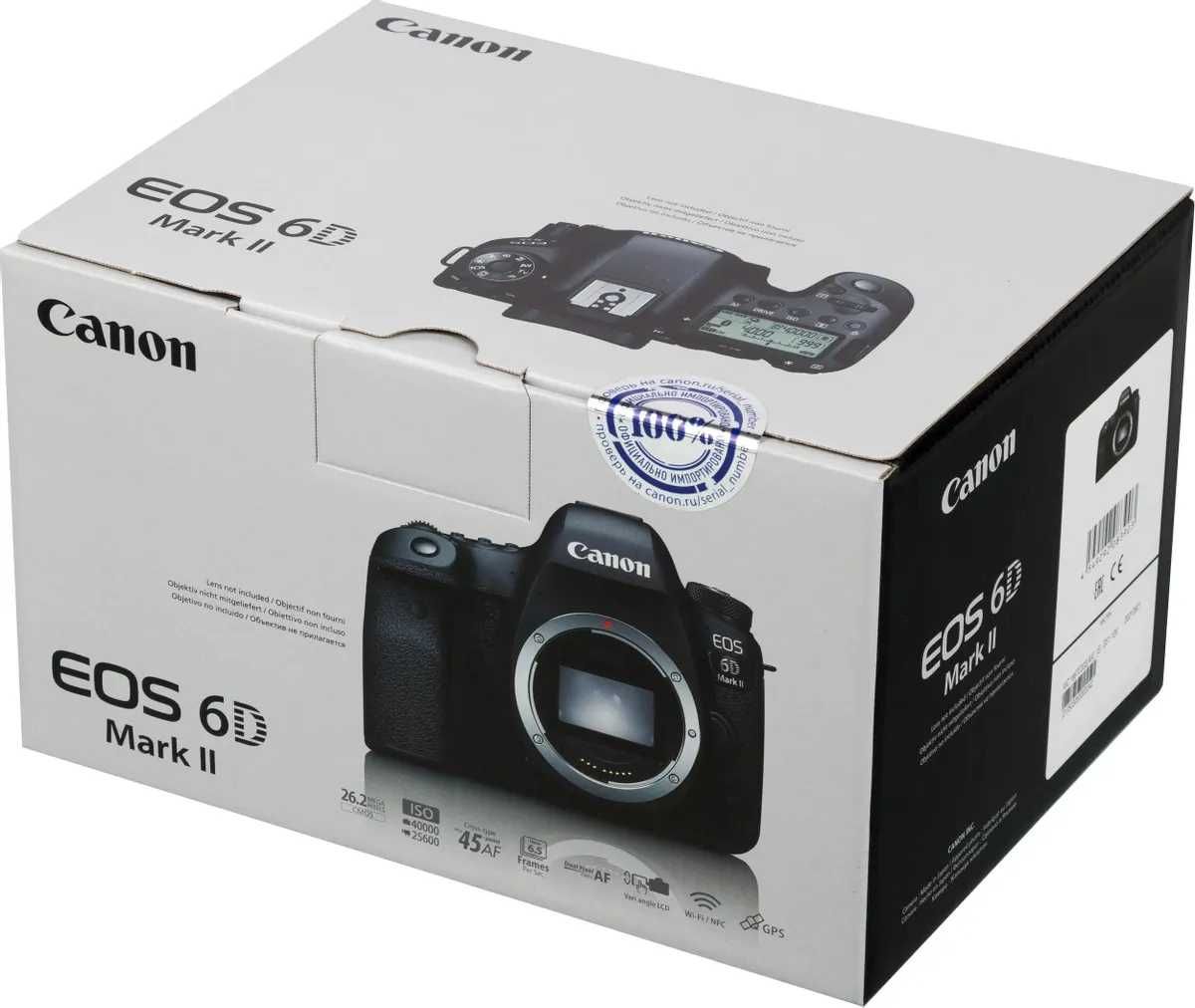 Canon EOS 6D Mark II  как новый все на коробке