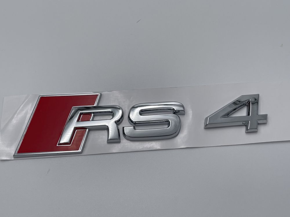 Set Embleme Audi RS4 crom s-line