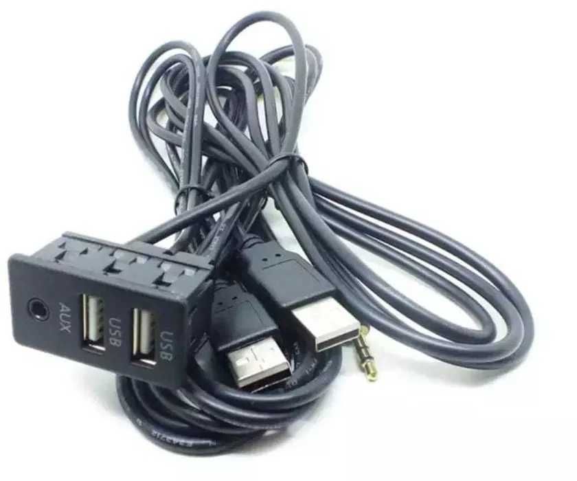 Conector Mufa Cablu USB Aux Auto Jack Aux Auto USB Jack Auxiliar