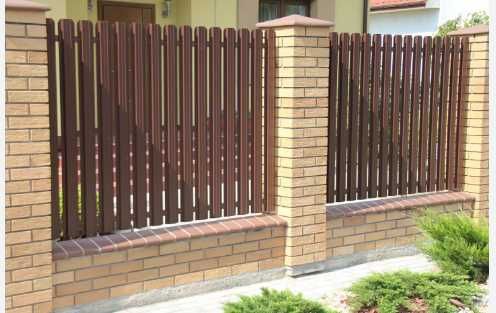 Штакетник для забора от 518 за 1 м Профлист Рассрочка Доставка