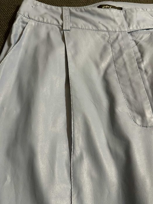 Teadore P кожен панталон в син цвят