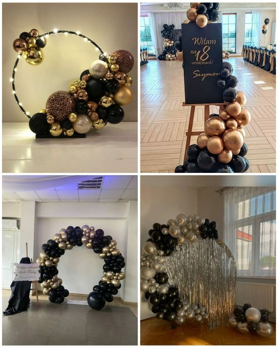 Decor, arcade ,aranjamente baloane petrecere, botez, majorat, nunta
