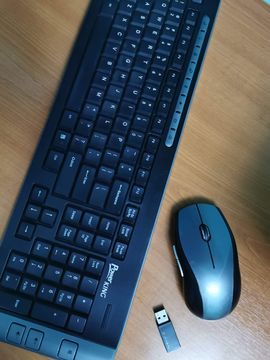 Kit tastatura cu mouse wi-fi Power King