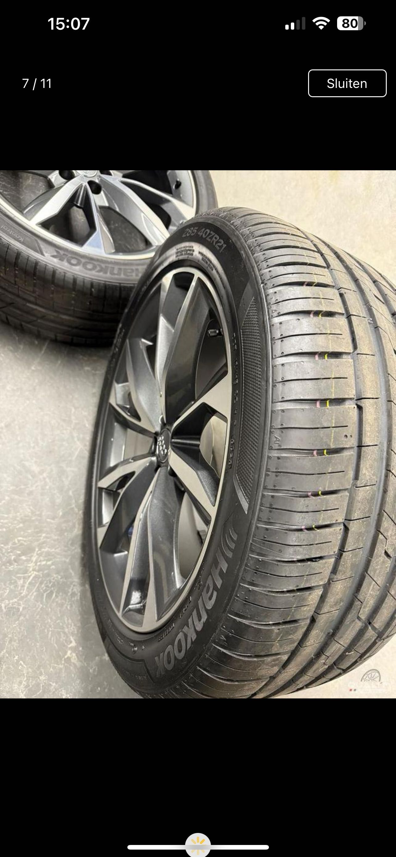 Jante(roți) Originale Audi Q7,SQ7 R21