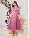 Rochie elegantă roz