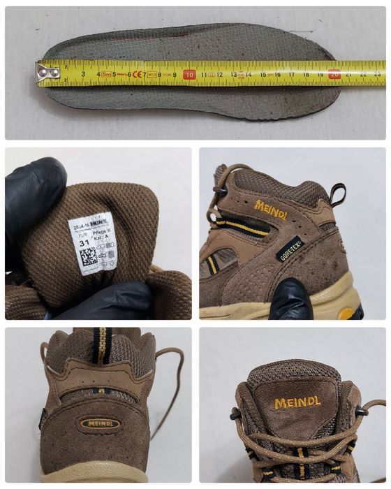 Ghete, bocanci trekking Meindl EDMONTON Gore Tex Dunkelbraun nr. 31 EU